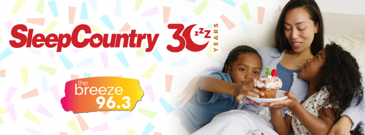 Breeze Rewards: Sleep Country's 30th Anniversary